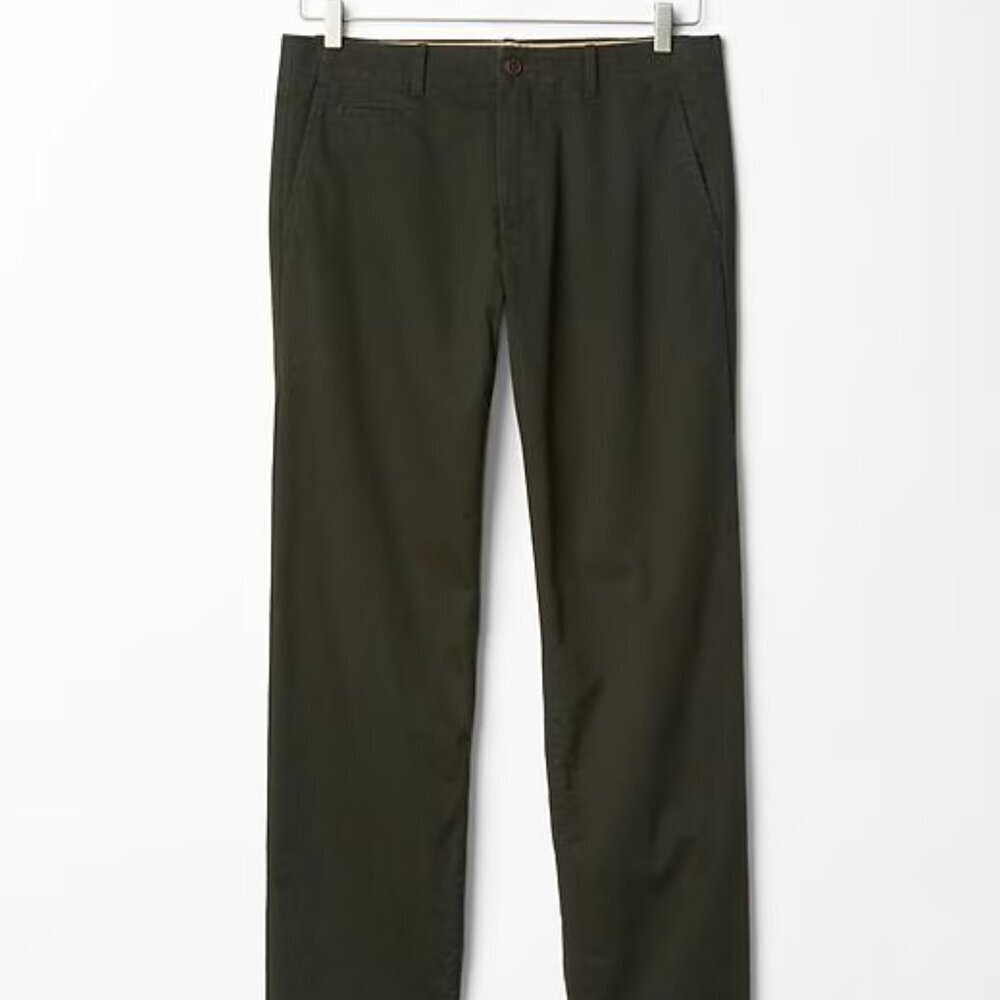 Gap The Lived In Slim Emerald Green Pants Waist 31 Length 28